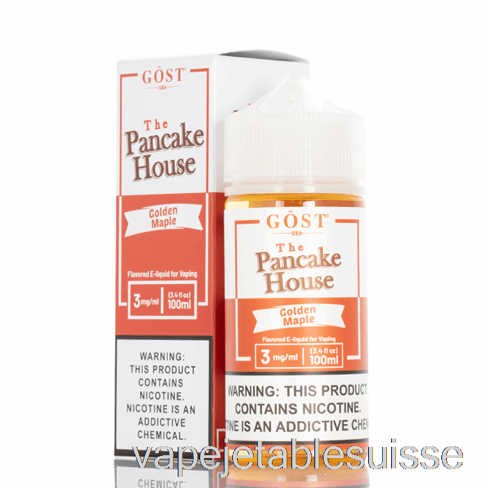 Vape Suisse Golden Maple - La Crêperie - Gost Vapor - 100ml 3mg